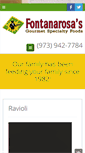 Mobile Screenshot of fontanarosas.com